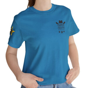 Content Creator – Full Time Visionary, Yellow Star  – T-Shirt