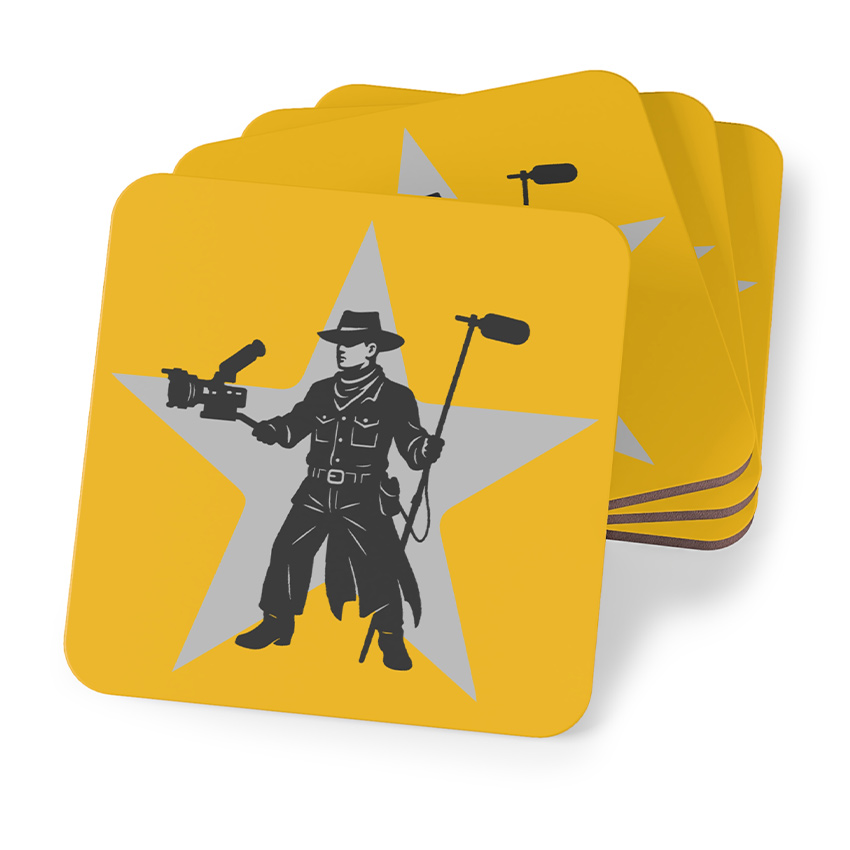 Camera Slinger - Coasters 4pc, 3.7"x3.7" - Image 2