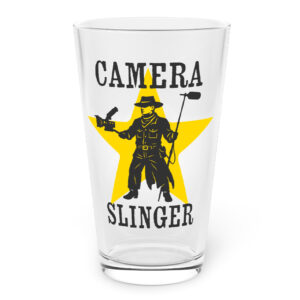 Camera Slinger – Pint Glass, 16oz