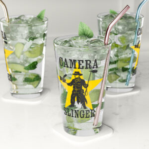 Camera Slinger – Pint Glass, 16oz